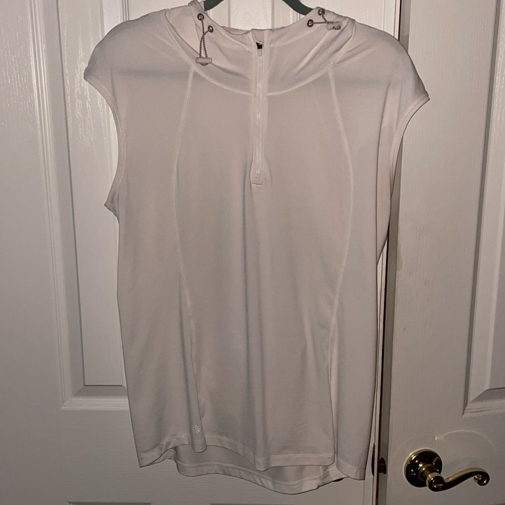 Athleta Pacifica sleeveless running top, white